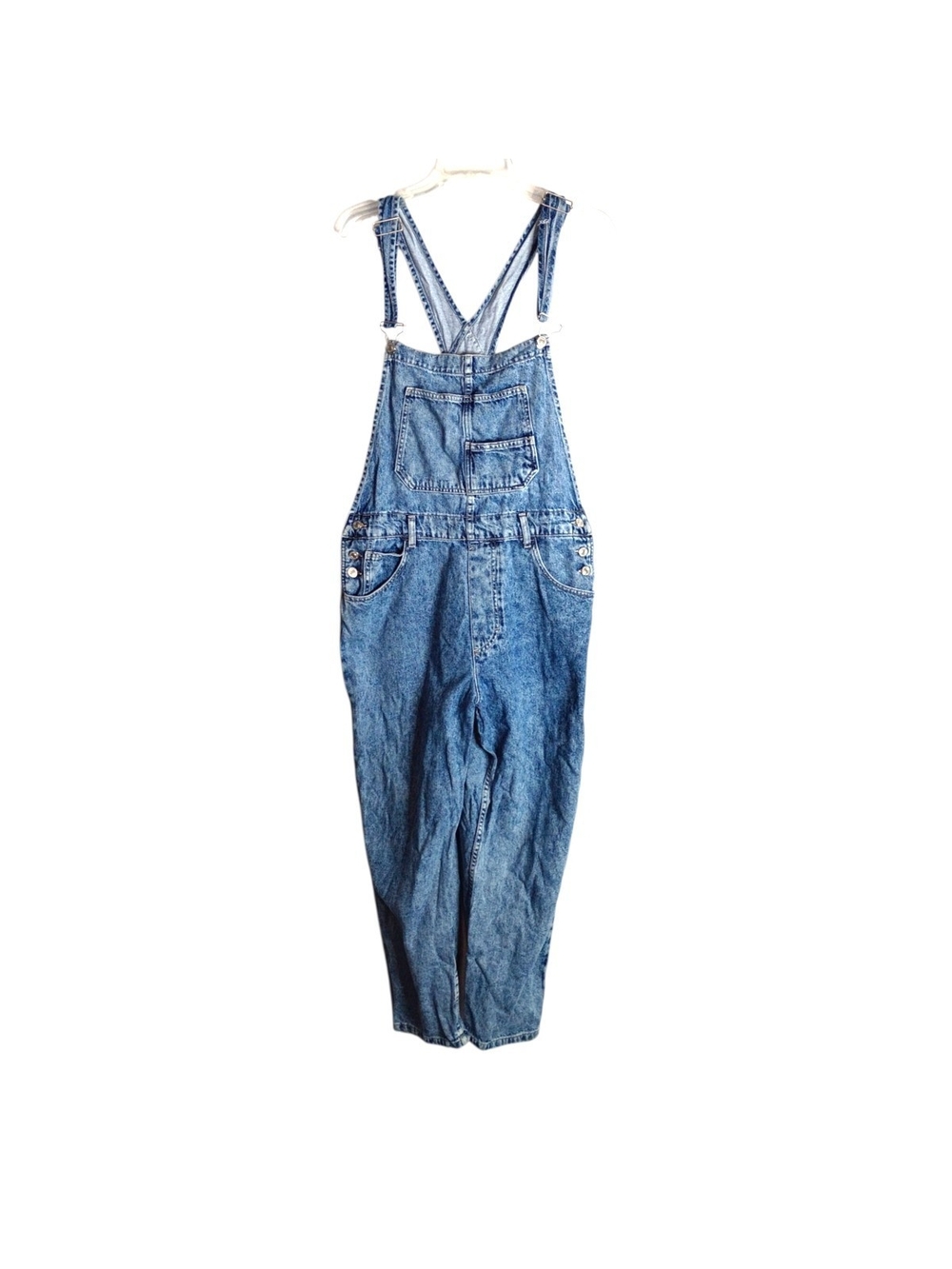 We the Free - Classic Blue Denim Women's Overalls - Large
